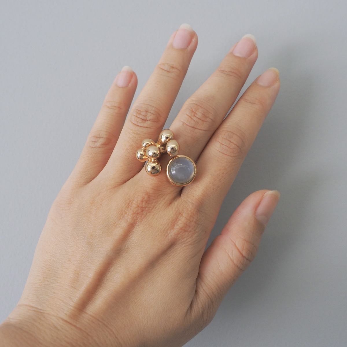 MONICA CASTIGLIONI AP-PISTILLI-25 / Bronze, Moonstone