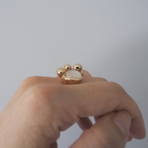 MONICA CASTIGLIONI AP-PISTILLI-25 / Bronze, Moonstone