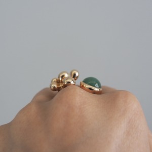 MONICA CASTIGLIONI AP-PISTILLI-25 / Bronze, Aventurine