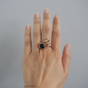 MONICA CASTIGLIONI AP-PISTILLI-04F / Bronze, Onyx