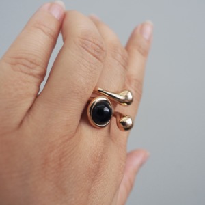 MONICA CASTIGLIONI AP-PISTILLI-04F / Bronze, Onyx