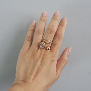 MONICA CASTIGLIONI AP-PISTILLI-04F / Bronze, Moonstone