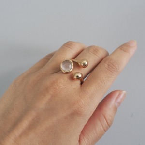 MONICA CASTIGLIONI AP-PISTILLI-04F / Bronze, Moonstone