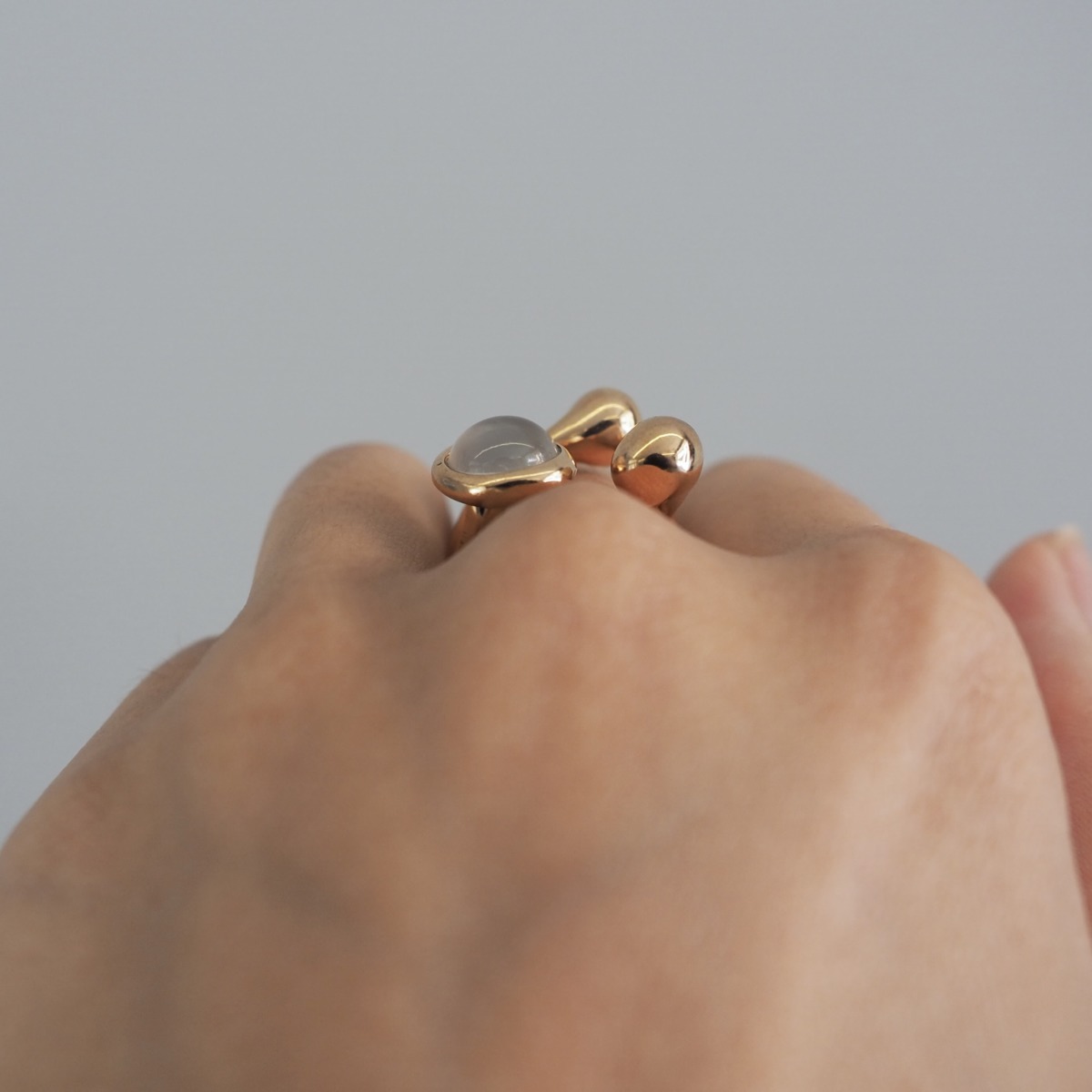 MONICA CASTIGLIONI AP-PISTILLI-04F / Bronze, Moonstone