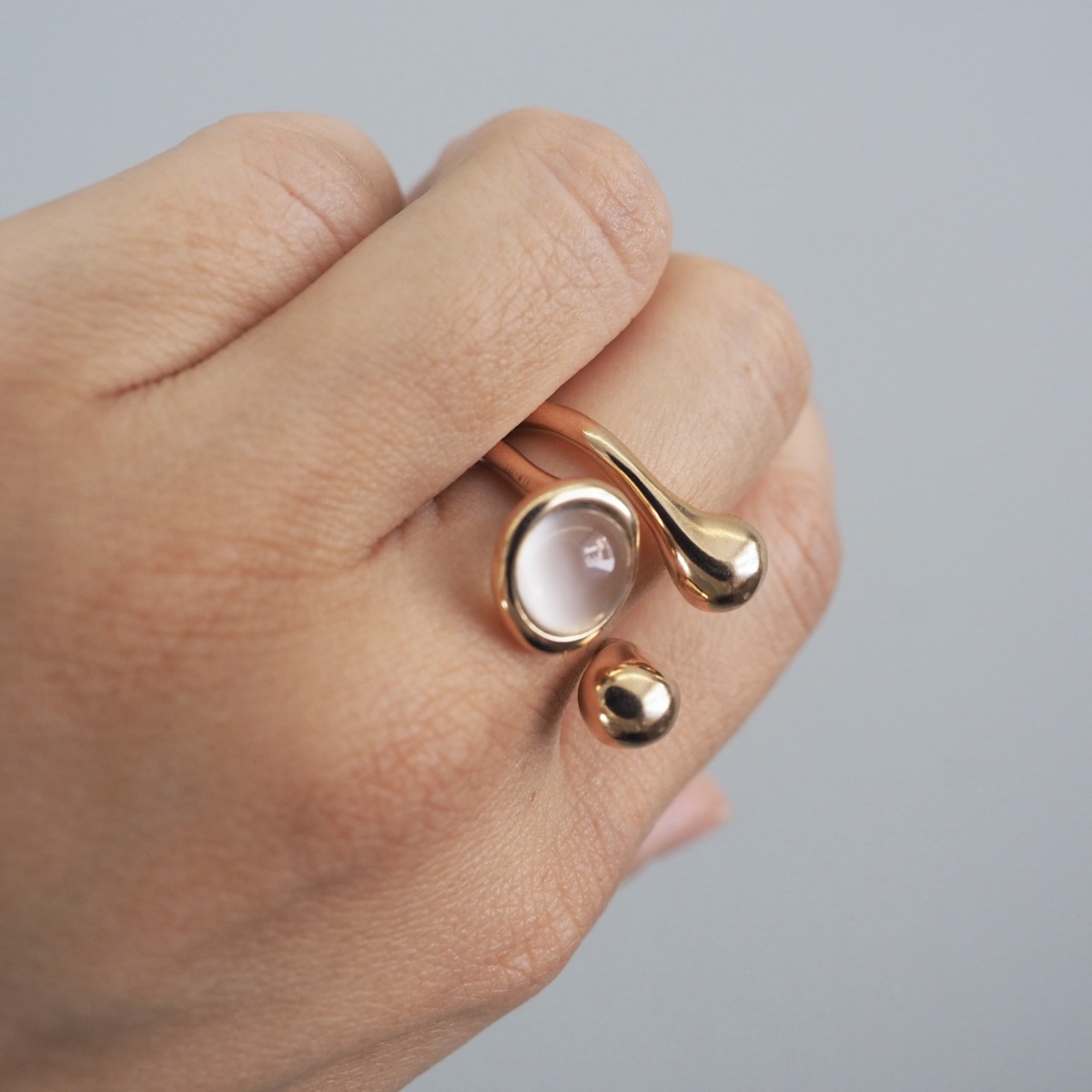 MONICA CASTIGLIONI AP-PISTILLI-04F / Bronze, Moonstone