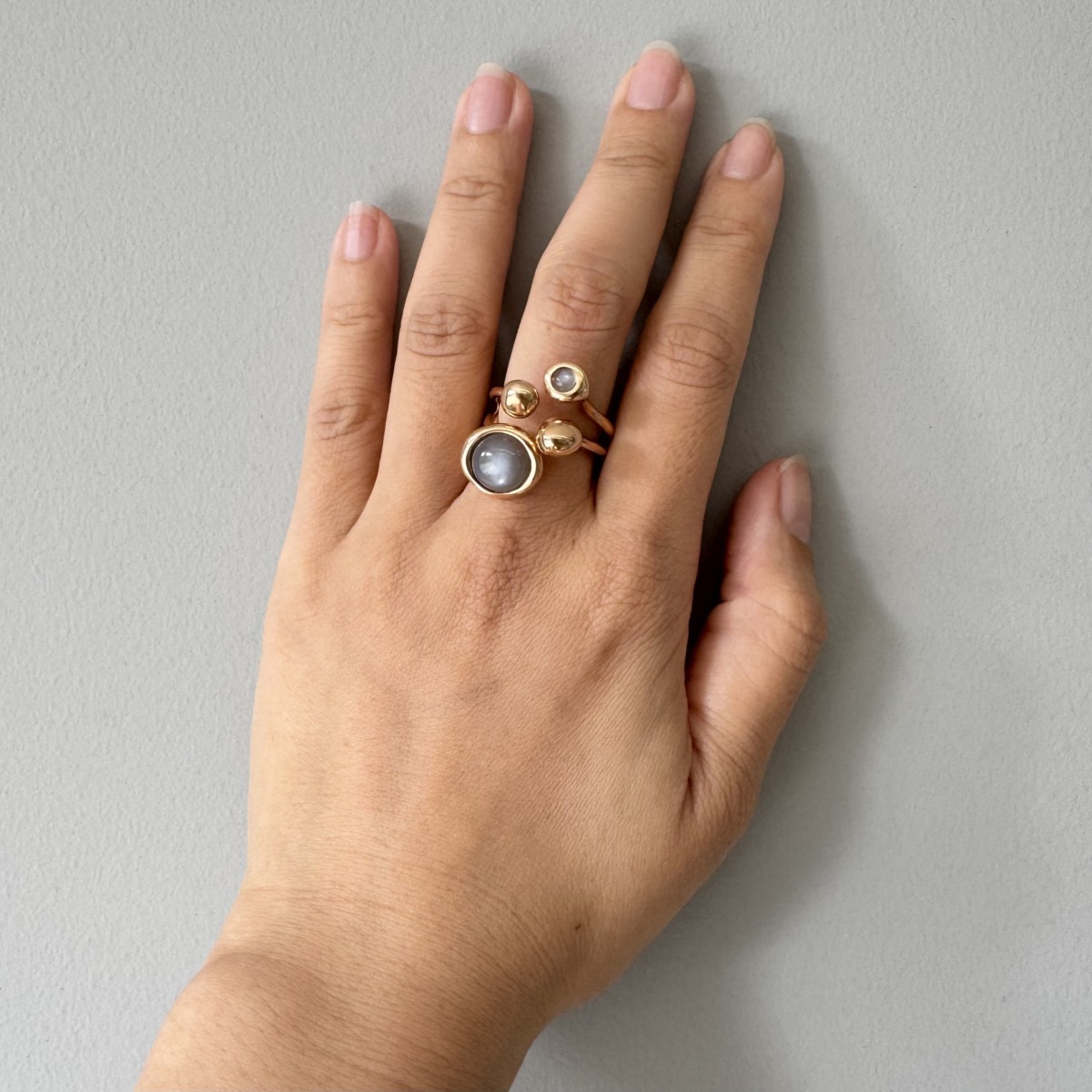 MONICA CASTIGLIONI AP-PISTILLI-04A / Bronze, Graymoonstone