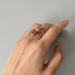 MONICA CASTIGLIONI AP-PISTILLI-04A / Bronze, Graymoonstone