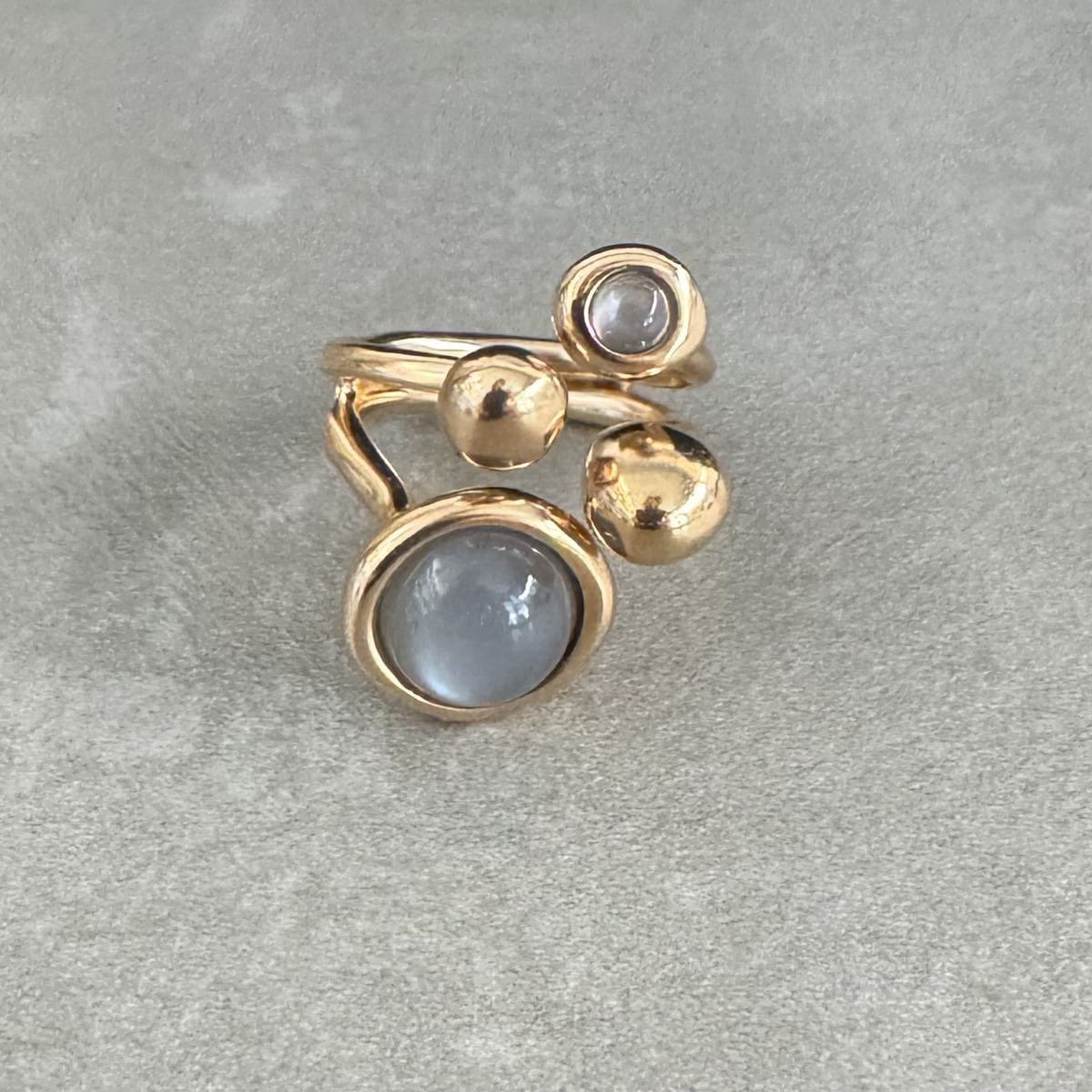 MONICA CASTIGLIONI AP-PISTILLI-04A / Bronze, Graymoonstone