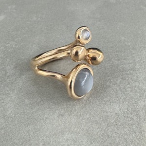 MONICA CASTIGLIONI AP-PISTILLI-04A / Bronze, Graymoonstone