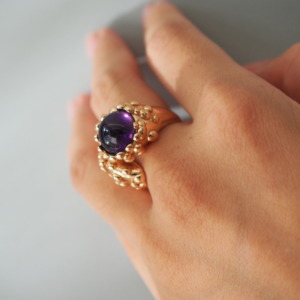 MONICA CASTIGLIONI AP-GOCCE-07 / Bronze, Amethyst