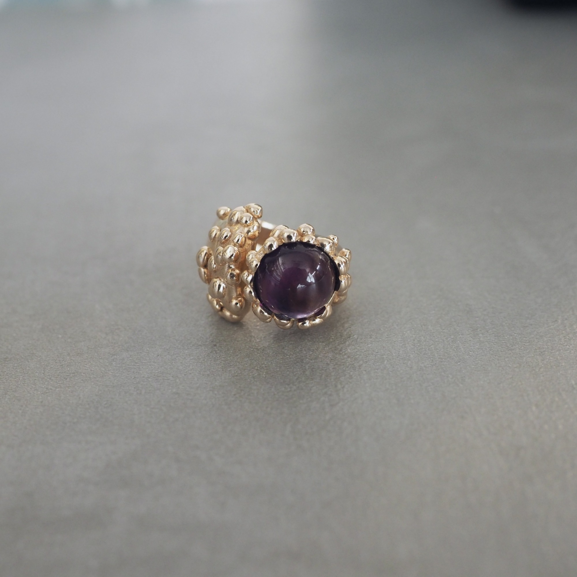 MONICA CASTIGLIONI AP-GOCCE-07 / Bronze, Amethyst