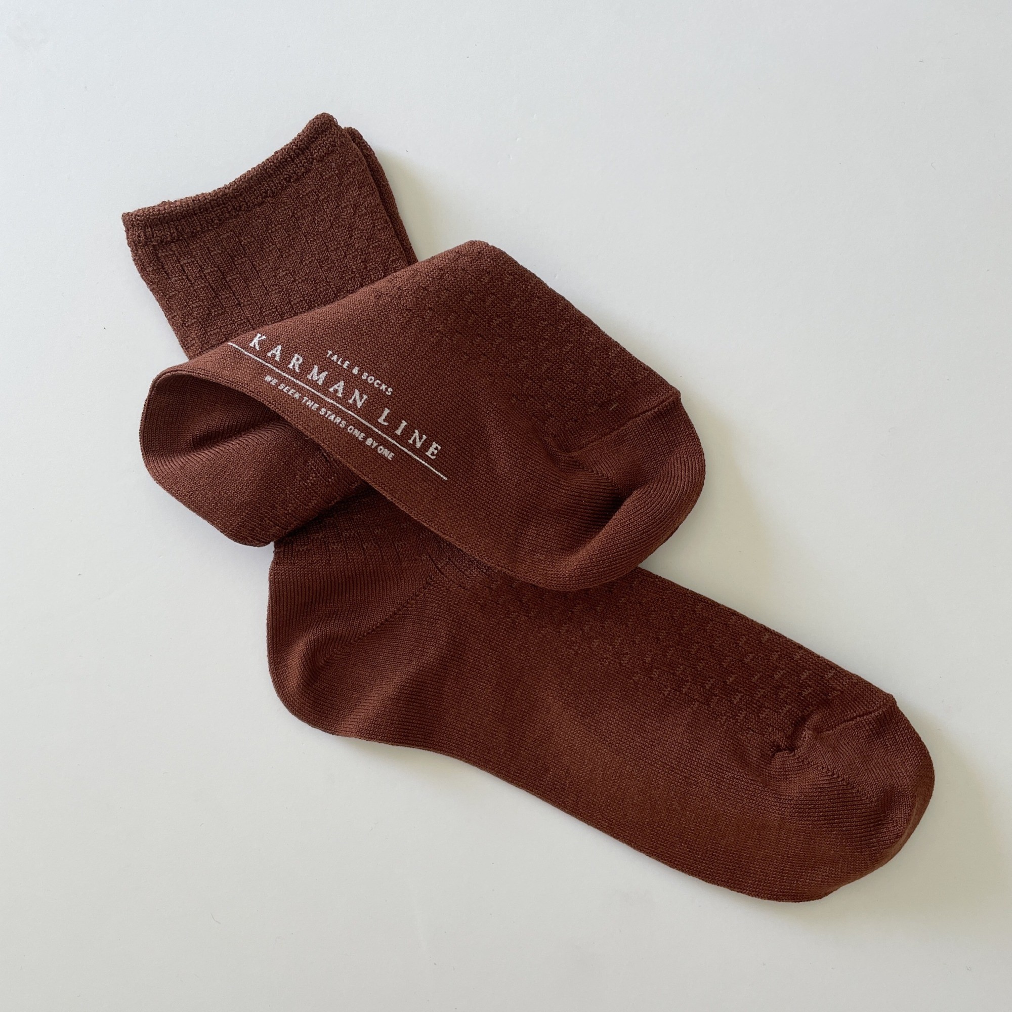 KARMAN LINE LYRA / Socks / Terracotta