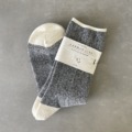 TAURUS / Socks / White & Charcoal / 26-28cm