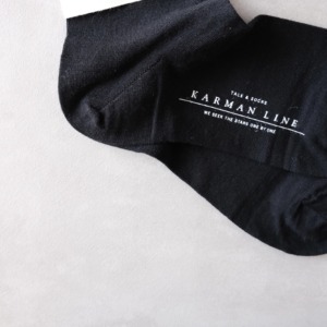 KARMAN LINE CANCER / socks / Black