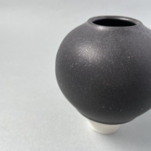 Guido De Zan Black Vase S