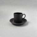 Basalt Black Demitasse cup & saucer