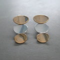 O-OVALINI-05 / Earrings / Bronze,Silver