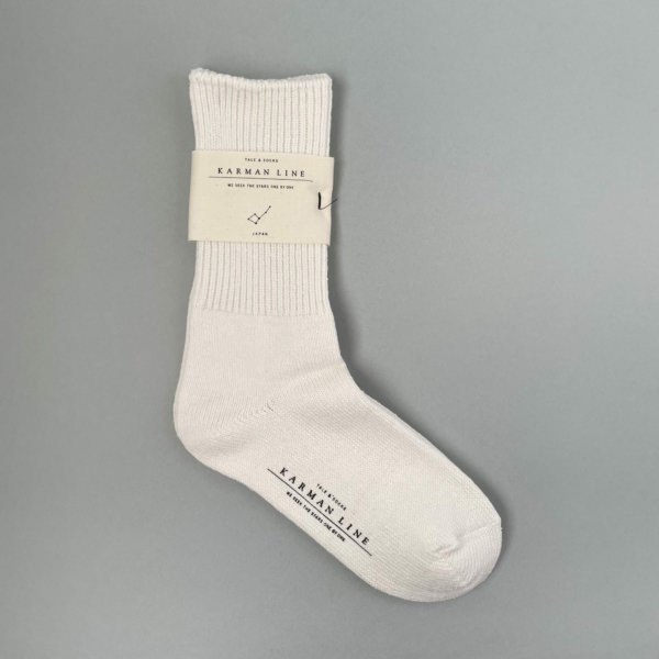 KARMAN LINE NORMA / Socks / Off white / 23-25cm