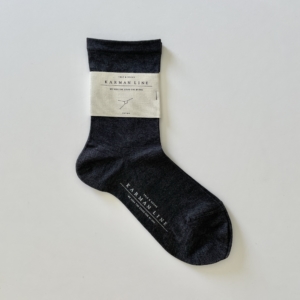 KARMAN LINE CANCER / socks / Charcoal