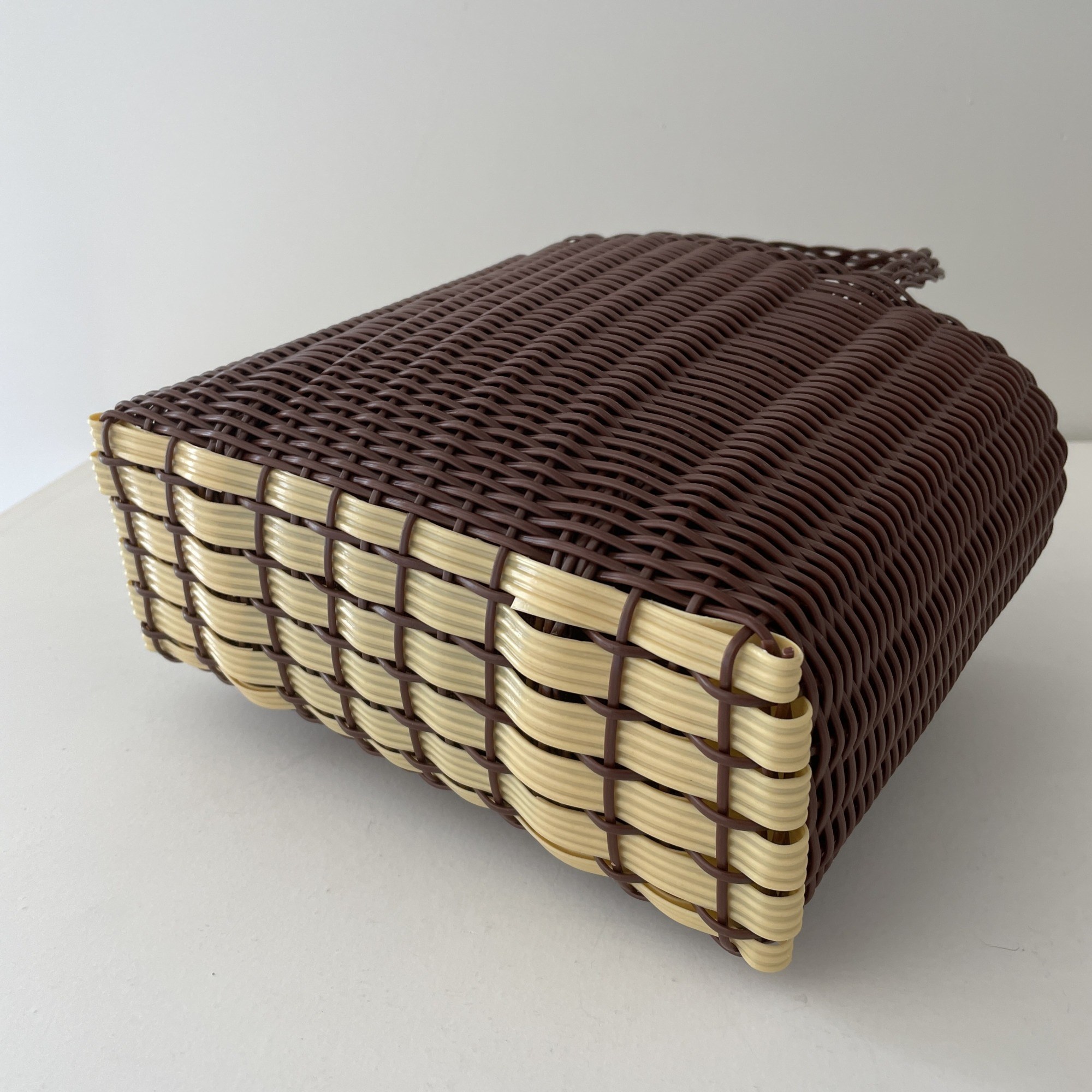 PALOROSAOthers Mini Tote Basket / Chocolate