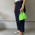 DRAWSTRING BAG XS / Neon green