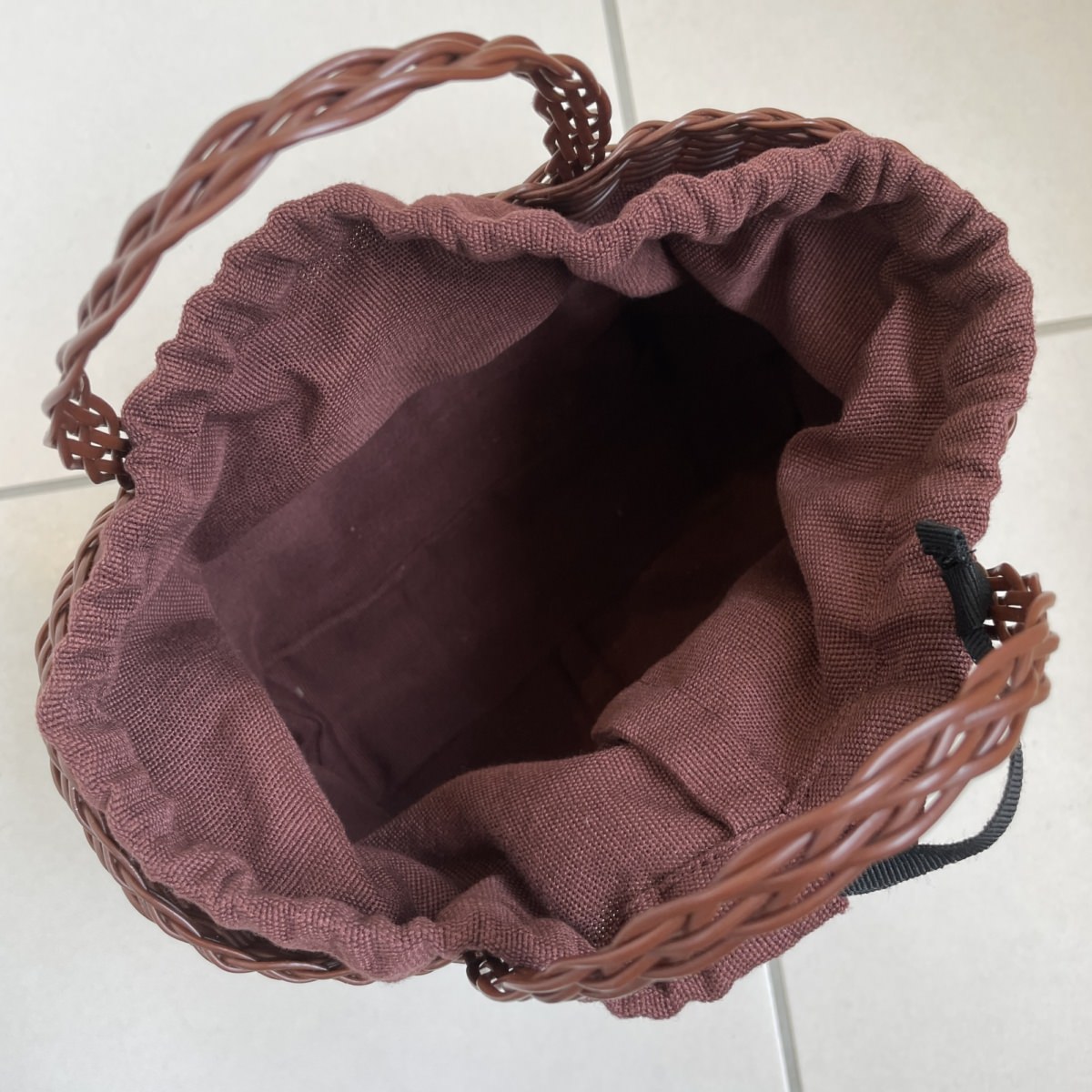 OthersPALOROSA Mini Tote Basket / Chocolate