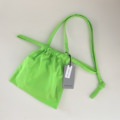 DRAWSTRING BAG WITH STRAP XS / Neon green