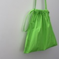 DRAWSTRING BAG WITH STRAP SS / Neon green