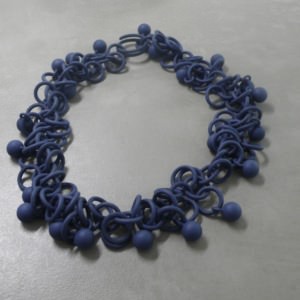MONICA CASTIGLIONI 3D-CHAIN-SFERETTE-01 / Dark blue