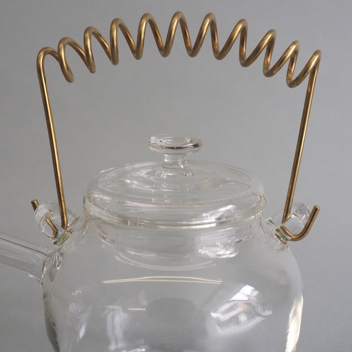 STUDIO PREPA GLASS TEA POT / 真鍮