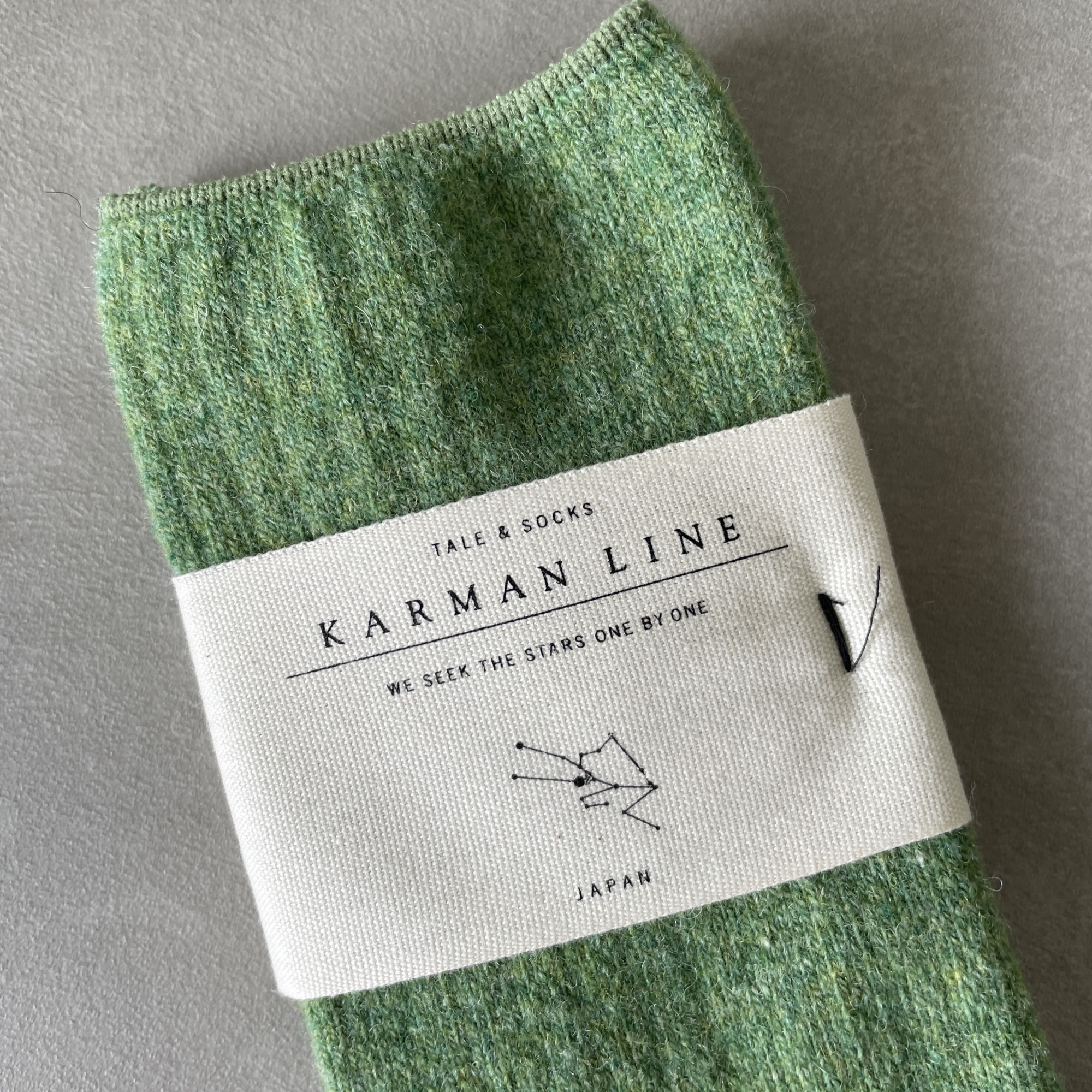 KARMAN LINE TAURUS / Socks / Peridot / 23-25cm