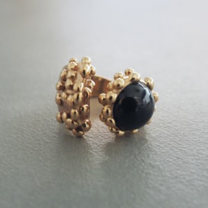 MONICA CASTIGLIONI AP-GOCCE-07 / Bronze, Onyx