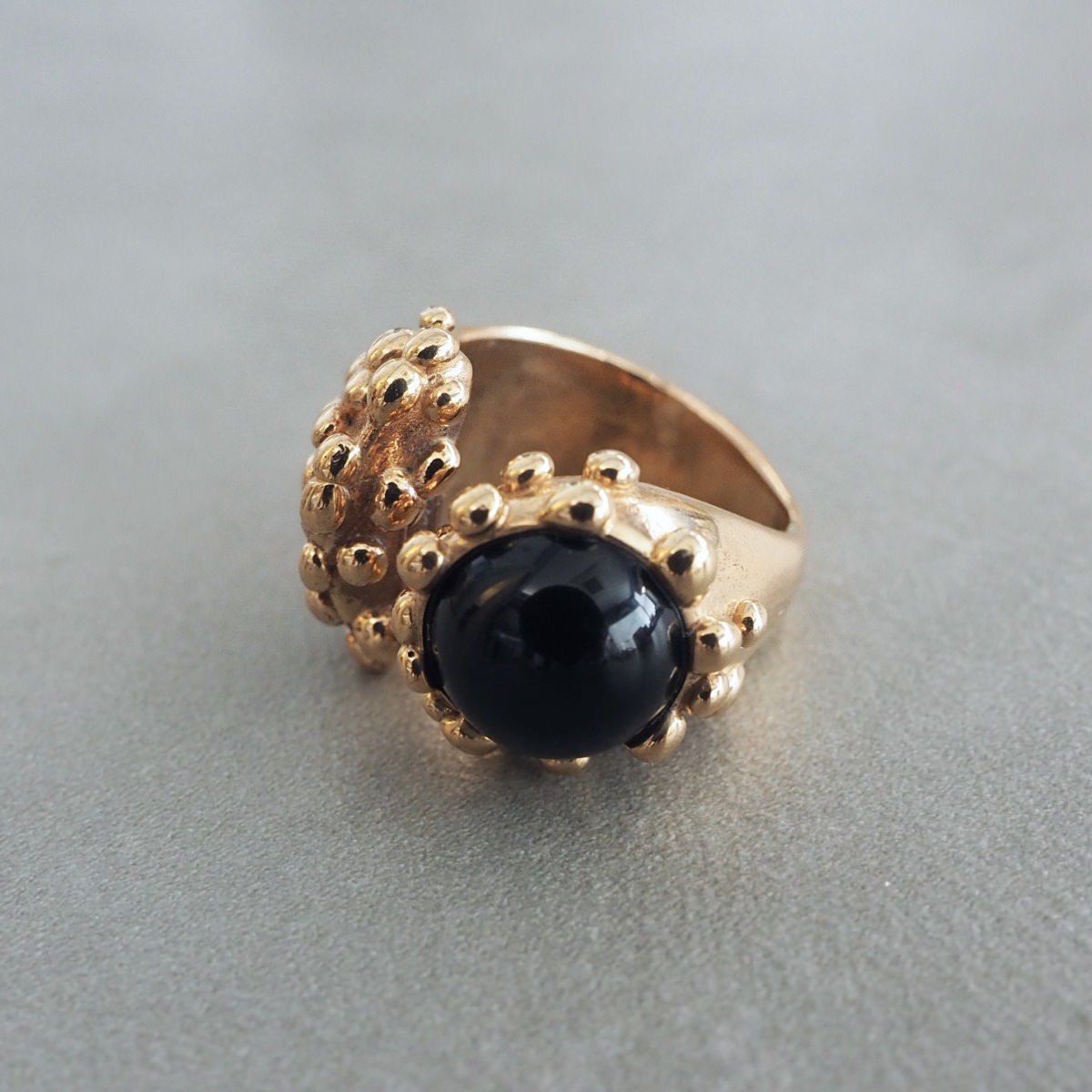 MONICA CASTIGLIONI AP-GOCCE-07 / Bronze, Onyx