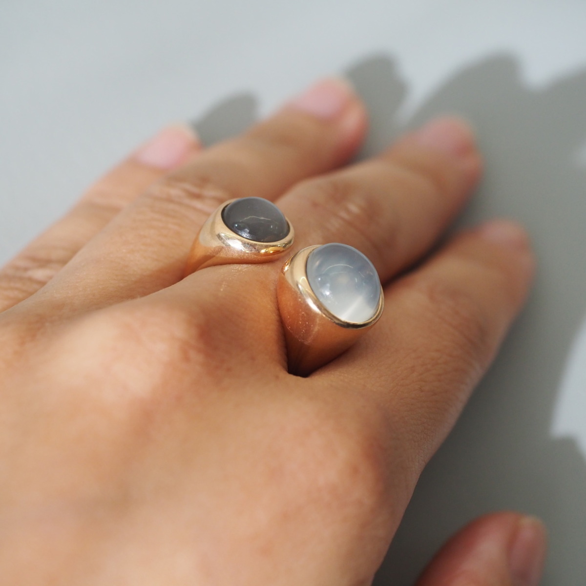 MONICA CASTIGLIONI AP-CABO MEDI-07 / Bronze, Moonstone,Graymoonstone