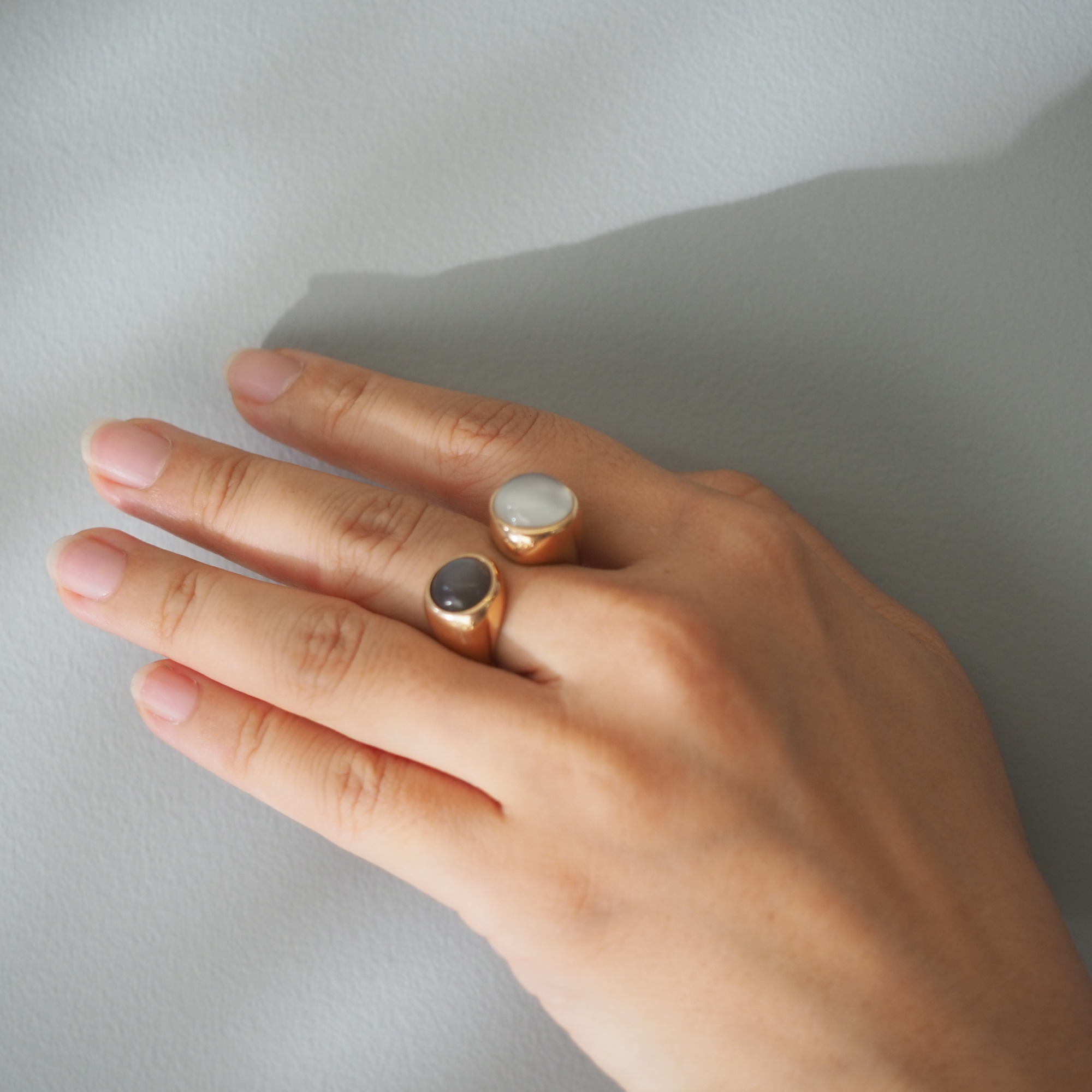 MONICA CASTIGLIONI AP-CABO MEDI-07 / Bronze, Moonstone,Graymoonstone