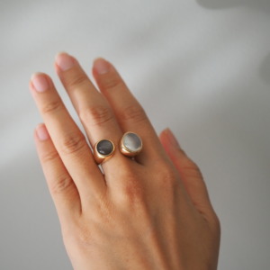 MONICA CASTIGLIONI AP-CABO MEDI-07 / Bronze, Moonstone,Graymoonstone