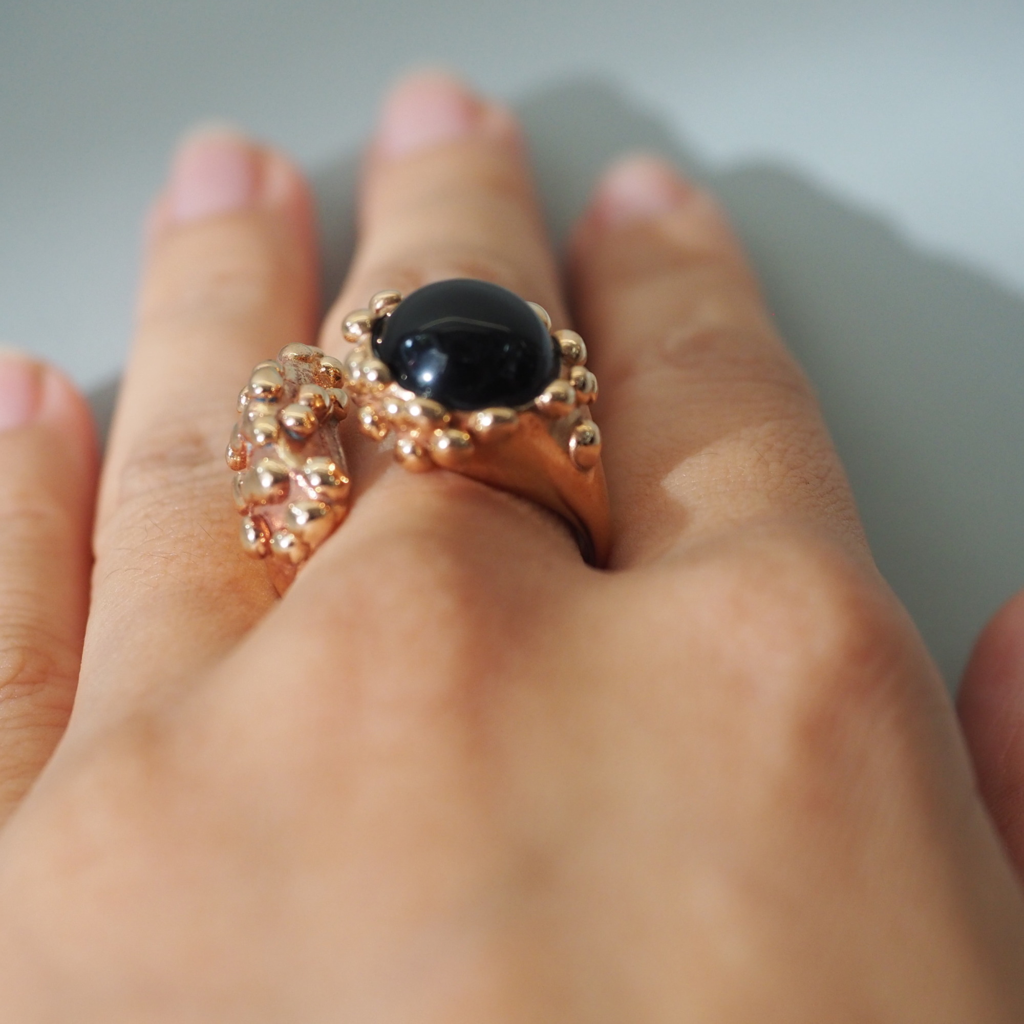 MONICA CASTIGLIONI AP-GOCCE-07 / Bronze, Onyx