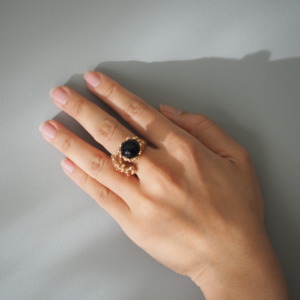 MONICA CASTIGLIONI AP-GOCCE-07 / Bronze, Onyx