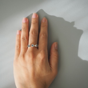 MONICA CASTIGLIONI AP-PISTILLINI-12 / Silver, GrayMoonstone