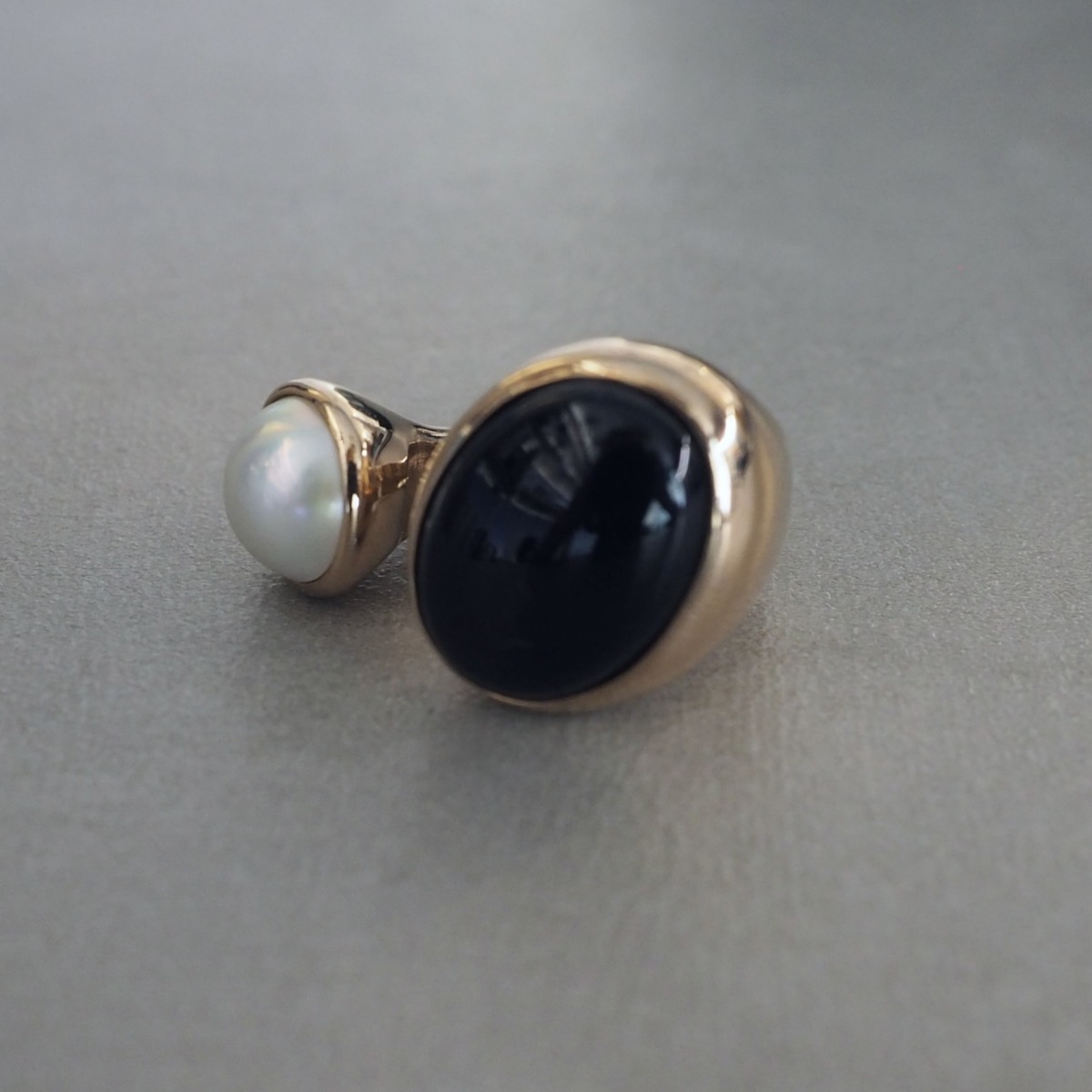MONICA CASTIGLIONI PU  / Bronze / Onyx, Pearl
