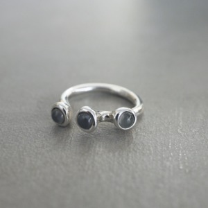 MONICA CASTIGLIONI AP-PISTILLINI-12 / Silver, GrayMoonstone