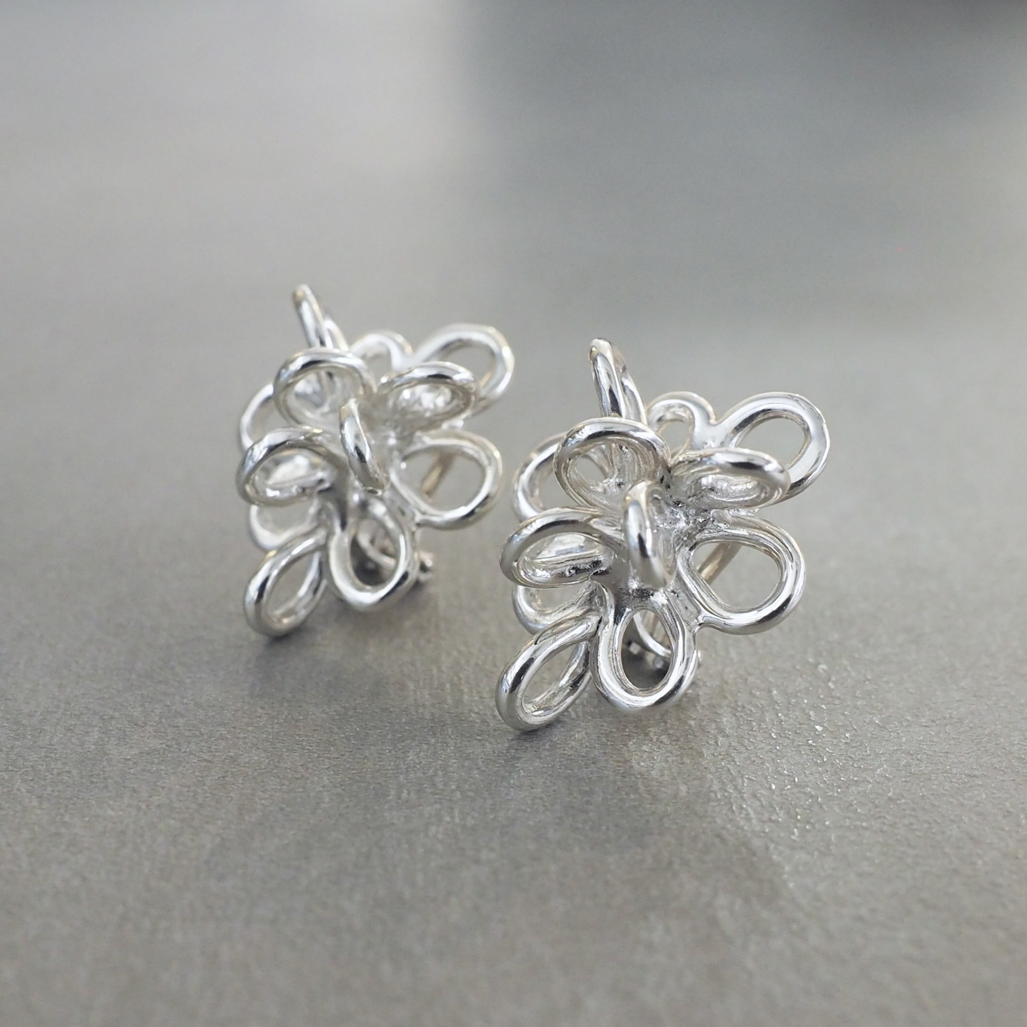 MONICA CASTIGLIONI O-FOGLIE-03 / Silver