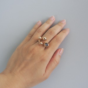 MONICA CASTIGLIONI AP-PISTILLI-120 Bronze, Graymoonstone