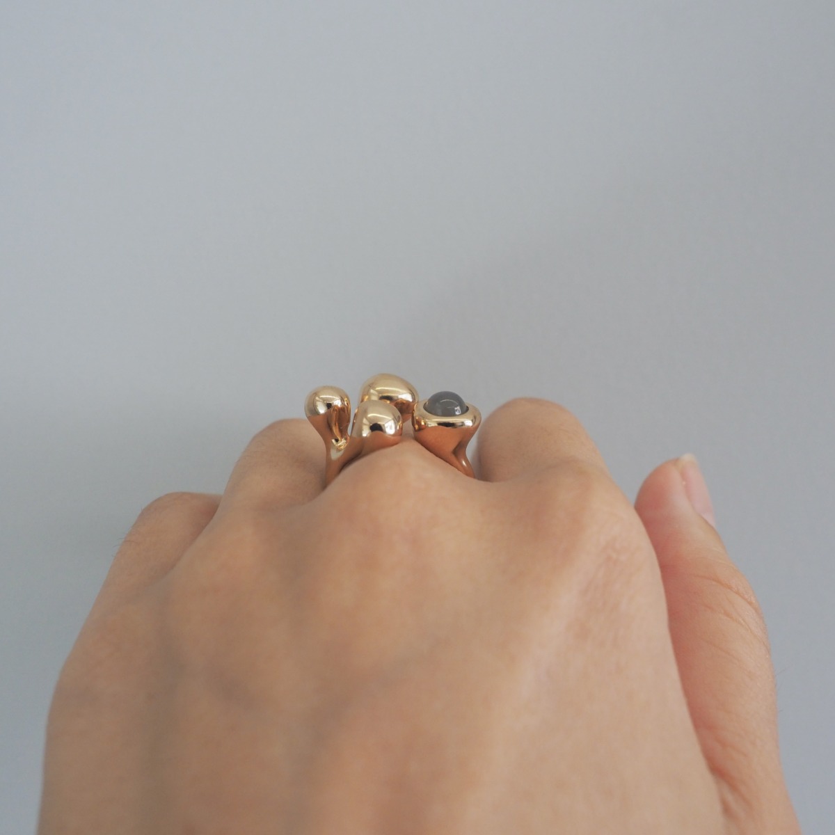 MONICA CASTIGLIONI AP-PISTILLI-120 Bronze, Graymoonstone