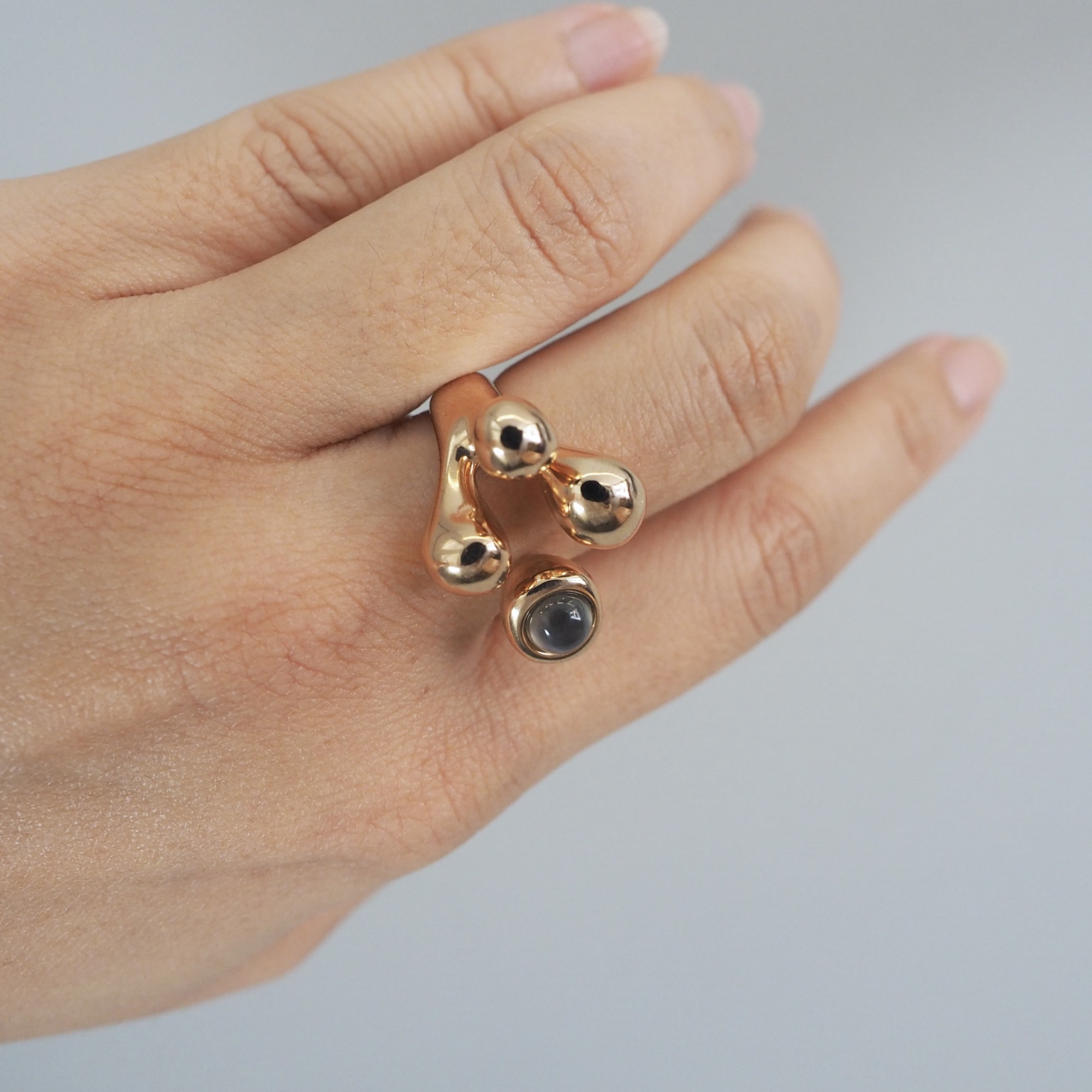 MONICA CASTIGLIONI AP-PISTILLI-120 Bronze, Graymoonstone