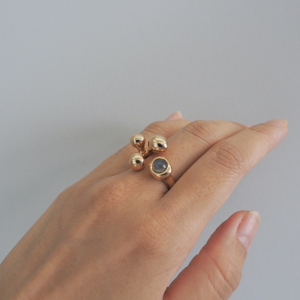 MONICA CASTIGLIONI AP-PISTILLI-120 Bronze, Graymoonstone