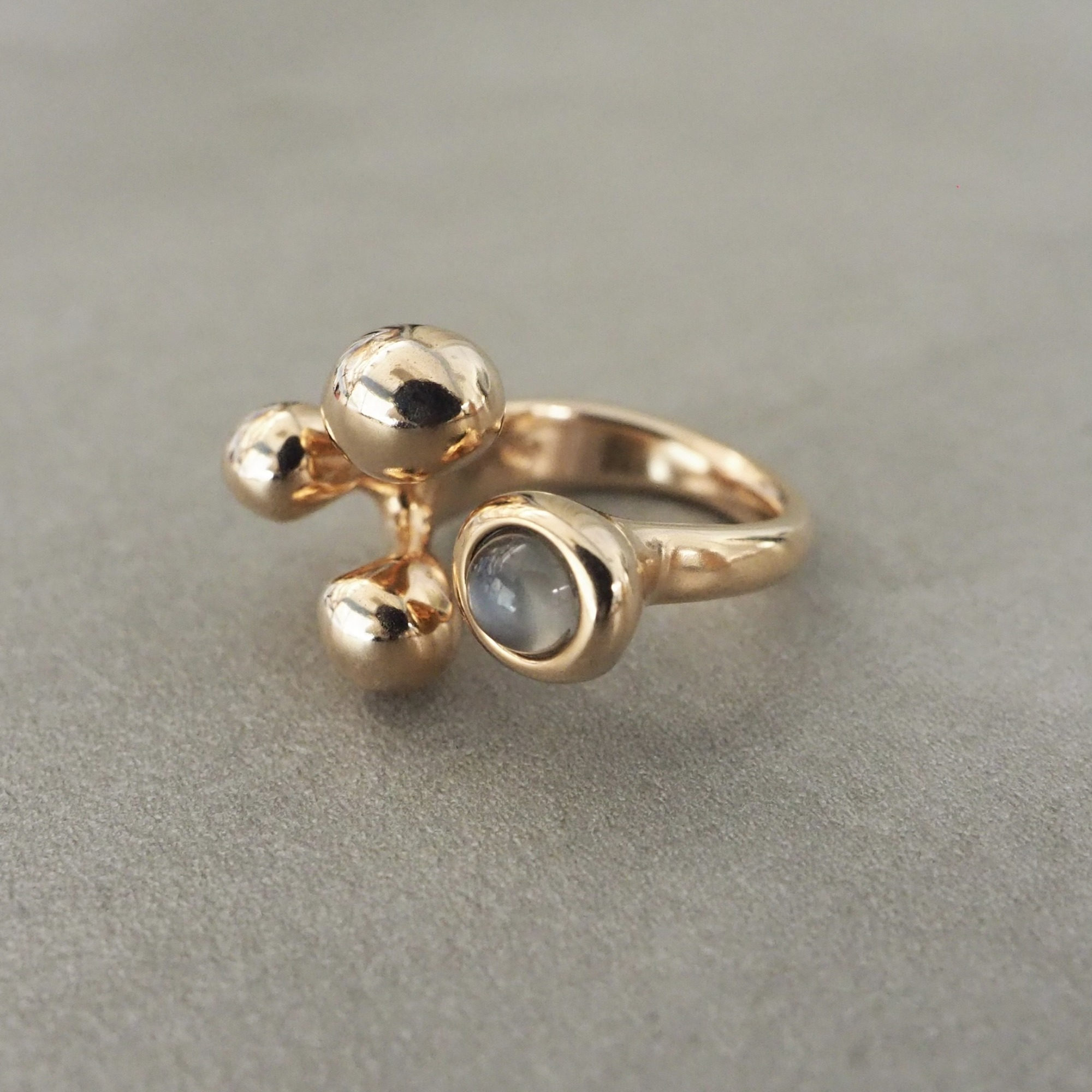 MONICA CASTIGLIONI AP-PISTILLI-120 Bronze, Graymoonstone