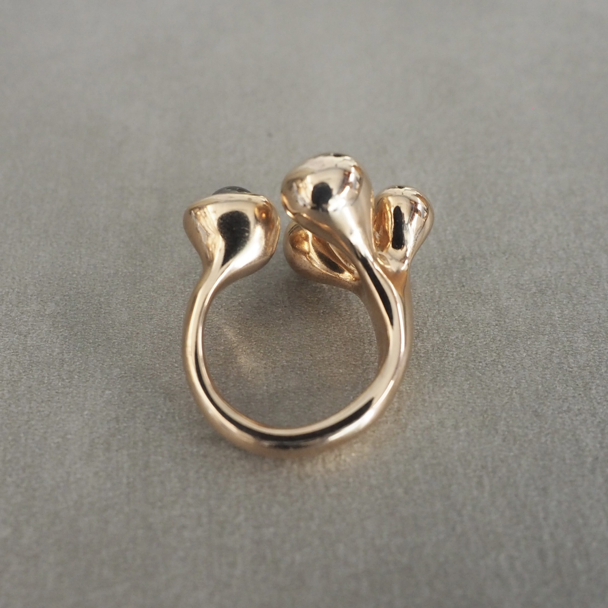 MONICA CASTIGLIONI AP-PISTILLI-120 Bronze, Graymoonstone