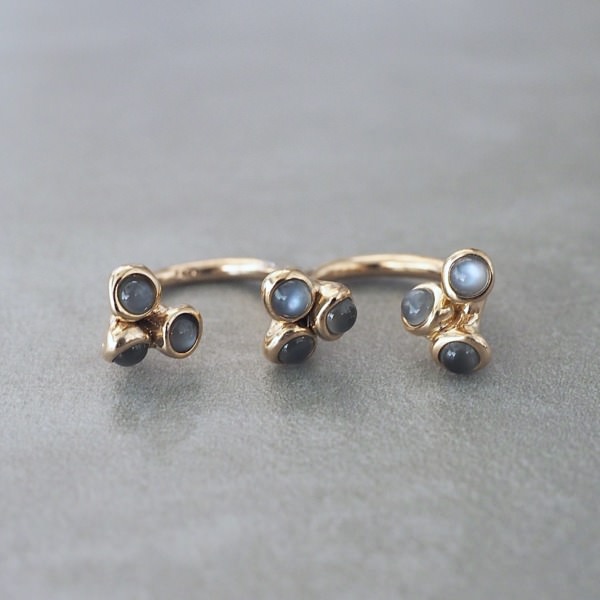 MONICA CASTIGLIONI AP-PISTILLINI-37/ Bronze, Graymoonstone