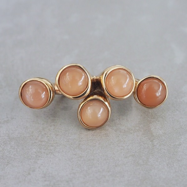 MONICA CASTIGLIONI AP-CABO MEDI-16 / Bronze, Orangemoonstone